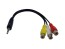 Kábel redukcia 3.5mm jack na 3xCINCH 15cm