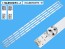 LED podsvit 1050mm sada Vestel 23683797 - 4 pásky (17DLB55NER4-A, 17DLB55NER4-B)