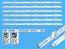 LED podsvit Samsung 50TU7172 - 6 kusov / LM41-00869 + LM41-00870 / BN96-50317A + BN96-50318A