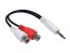 Kábel redukcia 3.5mm jack na 2xCINCH L+R 0.1m Philips