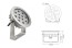 LED Svetlo RISE Nerez 12x3W RGB, 24V DC