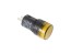 LED kontrolka žltá 12V AC / DC 16mm