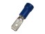 Konektor Faston 4.8mm s modrou izoláciou - krimpovacia zástrčka