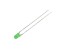 Zelená LED dióda 3mm, 2mA, guľatá