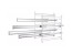 Teleskopické výsuvy do rúry 873774 HISENSE / GORENJE, sada 2ks
