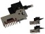 Dvojpoložkový prepínač ALPS 4 sekcie 2 x 7 pin