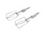 Náhradné šľahacie metly pre mixéry Tefal 8143 Prepline a Moulinex SS-989642