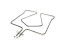 Horné vykurovacie teleso rúry 74X3170 pre BRANDT, FAGOR, GORENJE
