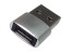 Adaptér USB-C na USB-A - strieborný