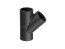 T-kus PVC D 40 45° lepenia