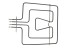 Horné topné teleso rúry Bosch Siemens 00776188 2700W