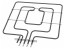 Horné topné teleso rúry s grilom 00771772 BOSCH / SIEMENS